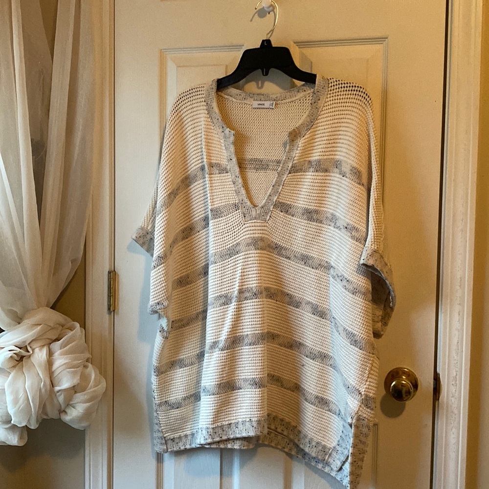 Super fun poncho sweater